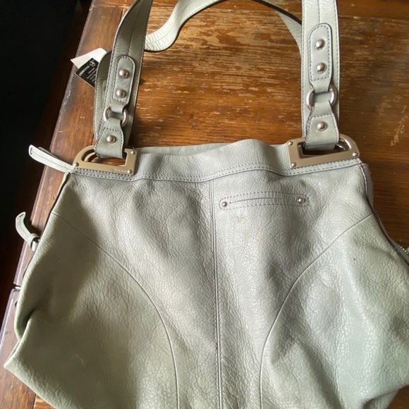 B. Makowsky Teal Pebble Leather Bag NWT - Picture 2 of 8